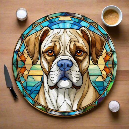 Boxer Circular Glass Suncatcher Worktop Saver